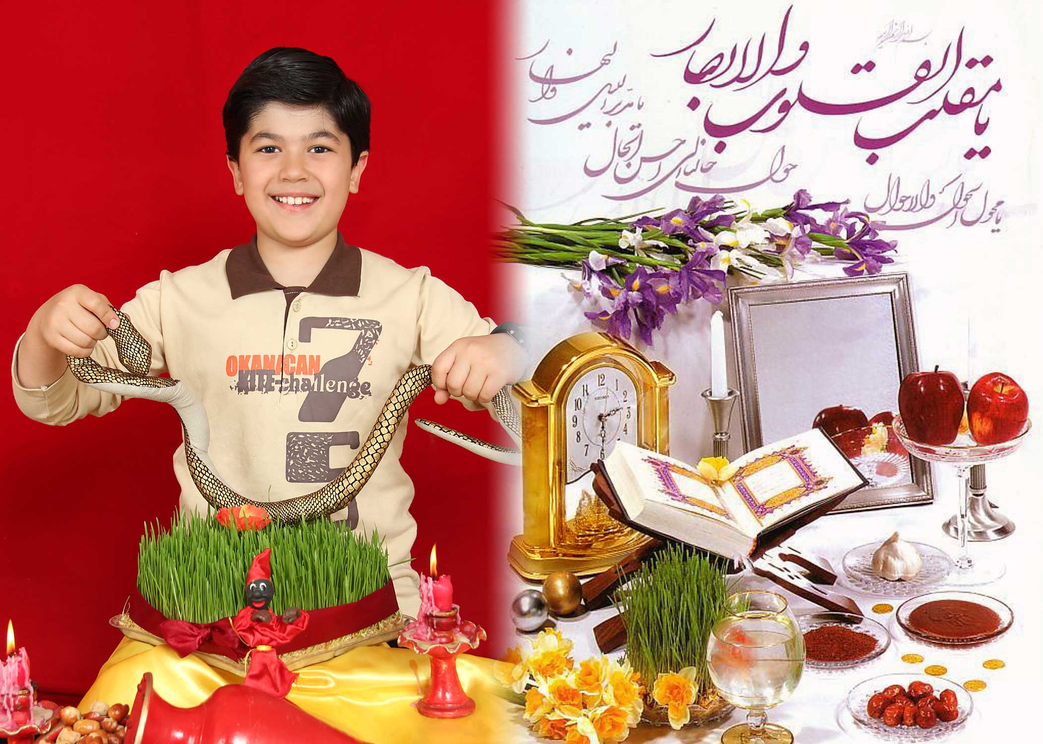 عکس نوروز و عکس عید در مدارس دکور نوروز با دکور قرمز توسط سهراب نعیمی مهدکودکها عکس کودک دکور خاص