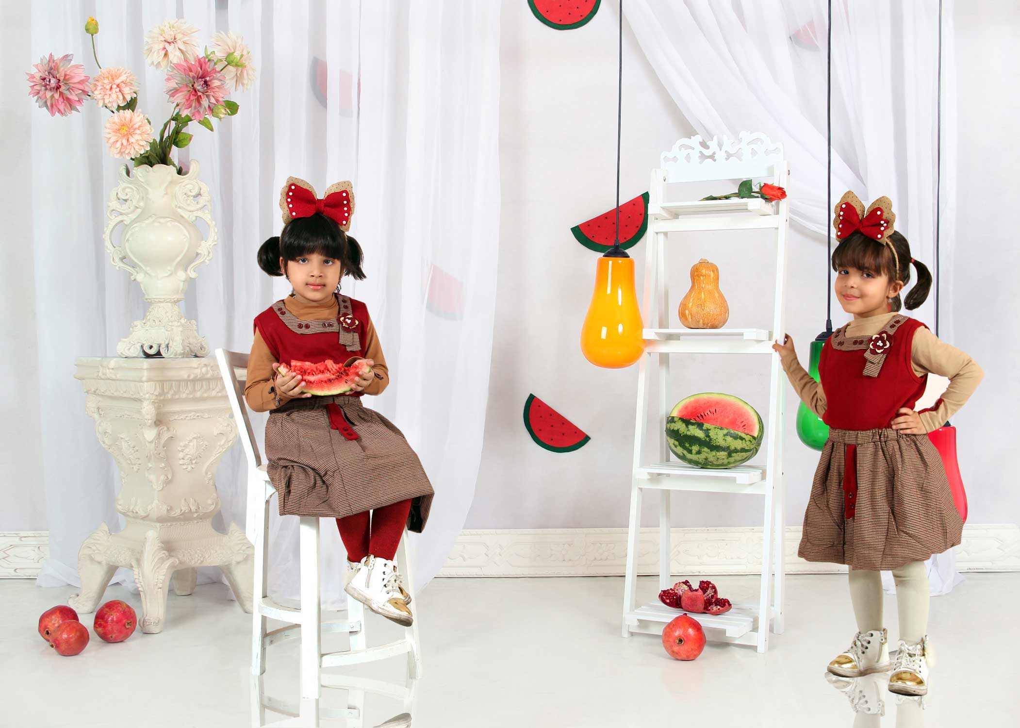 عکس شب یلدا در مدارس سبک قاجاری کدو حلوا عکس قدیمی عکاسی کودک سهراب نعیمی