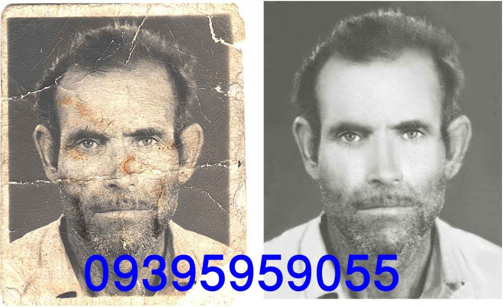 بازسازی عکس. ترمیم عکس. روتوش عکس. تخریب عکس. فتوشاپ عکس. ریتاچ عکس. Photo again Repair damaged photo. عکس آسیب دیده