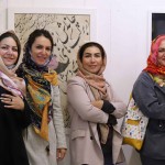 نمایشگاه ملیحه نعیمی در گالری الیزه و رو نمایی از تابلو استاد شجریان