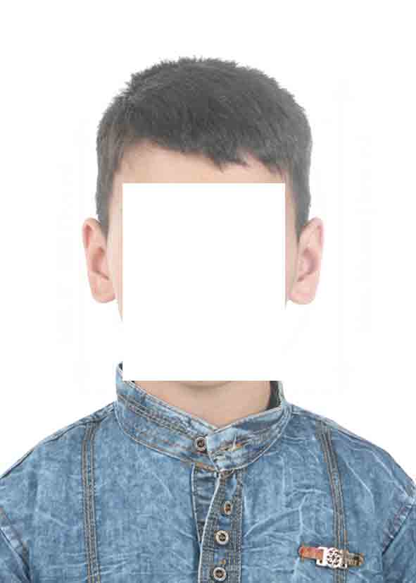 نمونه عکس پرسنلی 5 در 7 برای سفارت کانادا پشت نویس شده در آتلیه عکاسی الیزه بیومتریک photopersonelikanada