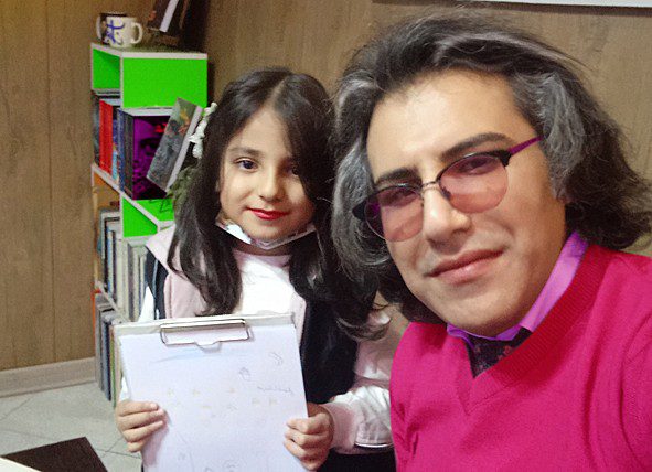 نقاشی مرسانا برای سهراب نعیمی