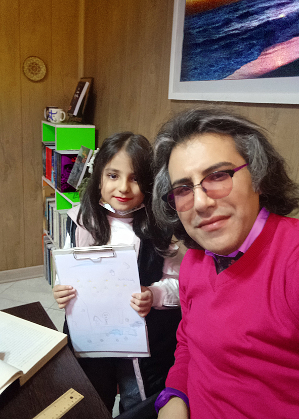 نقاشی مرسانا برای سهراب نعیمی